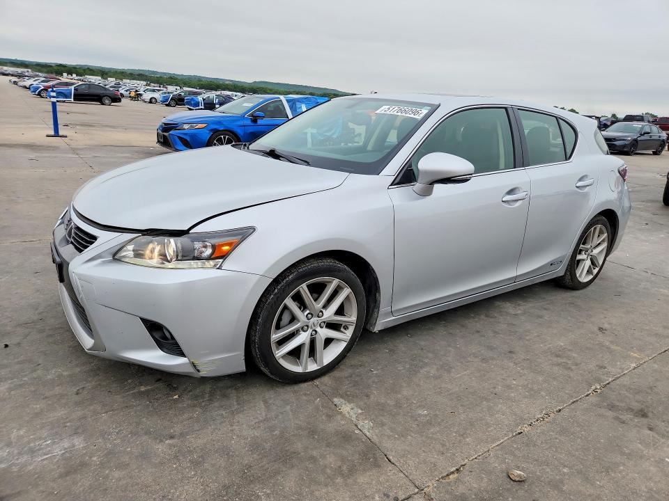 2015 Lexus Ct VIN JTHKD5BH5F2250536 COPART salvage auction — FRONT END, Salvage Title, sold $2,250 on 2026-07-09 (photo 1)