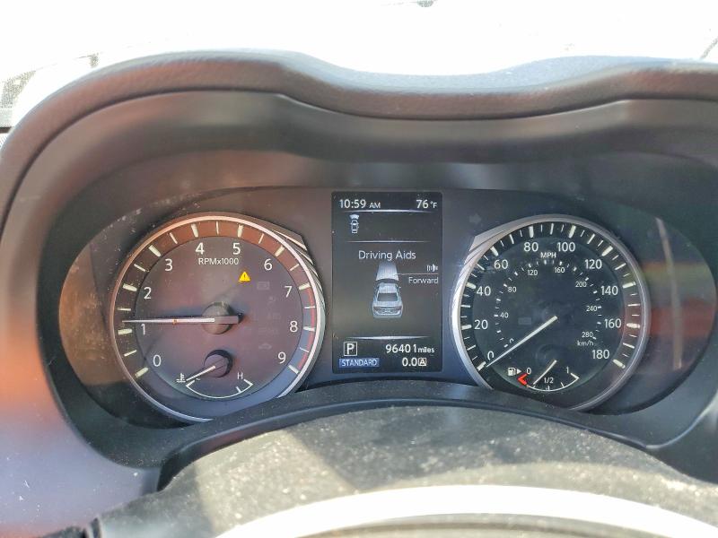 2019 Infiniti Q50 VIN JN1EV7AR6KM554087 COPART salvage auction — FRONT END, Pa - Certificate Of Salvage, sold $3,550 on 2026-07-10 (photo 9)
