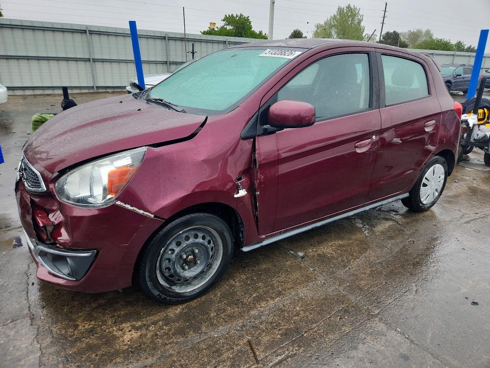 2020 Mitsubishi Mirage VIN ML32A3HJ0LH007625 COPART salvage auction — FRONT END, Co - Salvage Title, sold $1,600 on 2026-07-22 (photo 1)