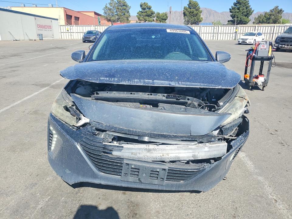 2017 Hyundai Ioniq VIN KMHC85LC2HU029640 COPART salvage auction — FRONT END, Tx - Salvage Vehicle Title, sold $1,200 on 2026-07-24 (photo 5)