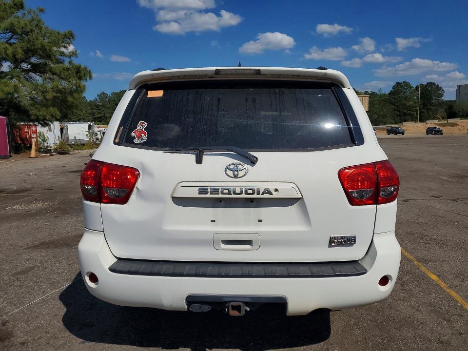 2011 Toyota Sequoia VIN 5TDZY5G10BS037139 COPART salvage auction — FRONT END, Sc - Certificate Of Title, sold $1,900 on 2026-07-17 (photo 6)