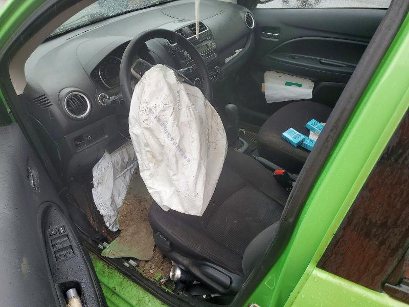 2014 Mitsubishi Mirage VIN ML32A4HJ9EH007082 COPART salvage auction — FRONT END, Or - Lien Papers Salvage, sold $500 on 2026-07-13 (photo 8)