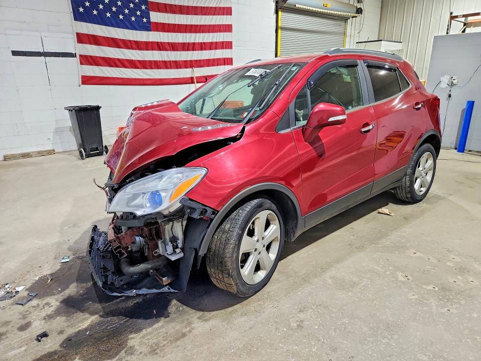 2016 Buick Encore VIN KL4CJASB2GB619156 COPART salvage auction — FRONT END, NH - CERT OF TITLE-SALVAGE (P), sold $275 on 2026-07-30 (photo 1)