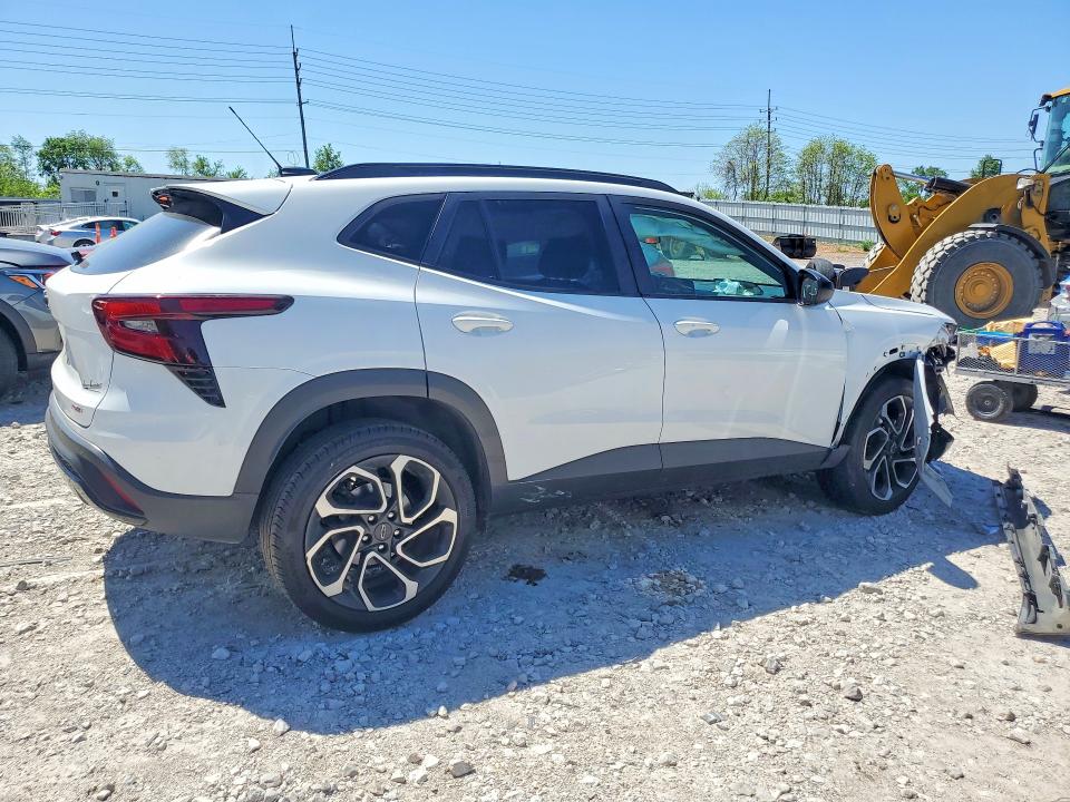 2025 Chevrolet Trax VIN KL77LJEP6SC027817 COPART salvage auction — FRONT END, Mo - Salvage Certificate Of Title, sold $6,600 on 2026-07-02 (photo 3)