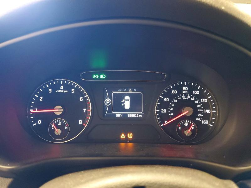 2018 Kia Sorento VIN 5XYPG4A34JG339494 COPART salvage auction — VANDALISM, Mn - Cert Of Title-Salvage, sold $1,450 on 2026-07-23 (photo 9)