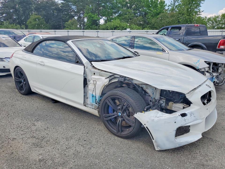 2015 BMW M6 VIN WBSLZ9C57FD651473 COPART salvage auction — FRONT END, Va - Cert Of Title - Salvage, sold $9,300 on 2026-07-18 (photo 4)