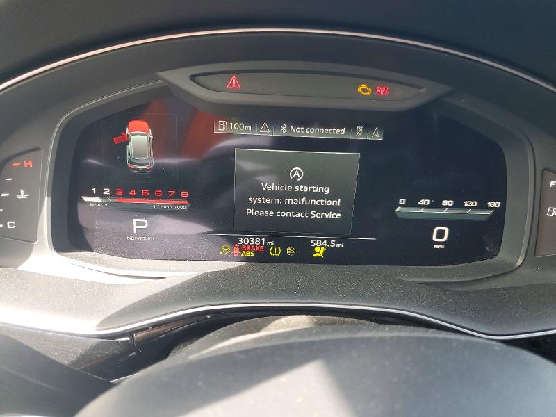 2023 Audi Q8 VIN WA1EVBF15PD013326 COPART salvage auction — FRONT END, Salvage Title, sold $16,100 on 2026-07-21 (photo 9)