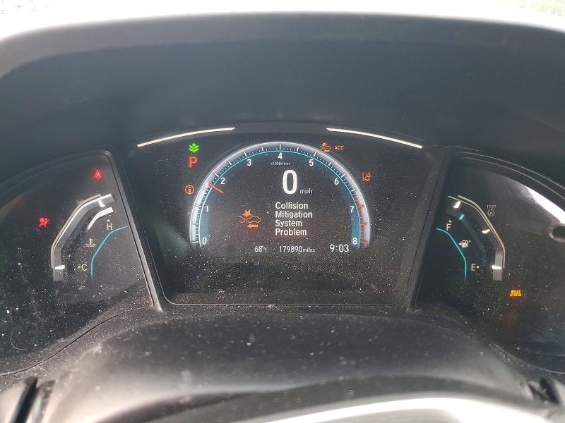 2020 Honda Civic VIN 2HGFC2F63LH511924 COPART salvage auction — FRONT END, Tx - Certificate Of Title, sold $3,100 on 2026-07-02 (photo 9)