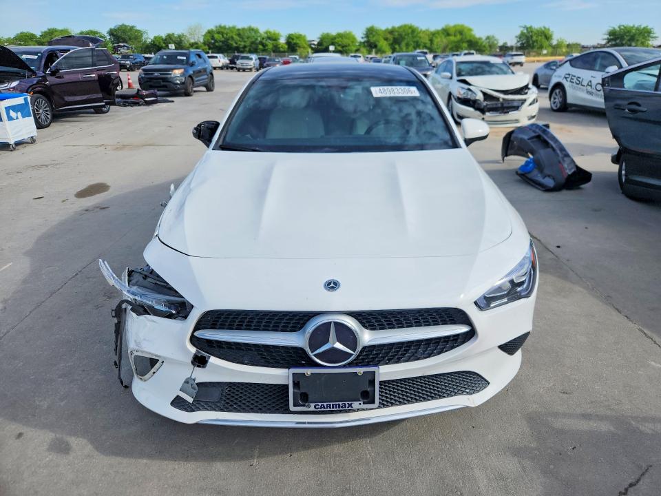 2021 Mercedes-benz Cla-klasse VIN W1K5J4GB7MN208537 COPART salvage auction — FRONT END, Tx - Salvage Vehicle Title, sold $9,100 on 2026-07-27 (photo 5)