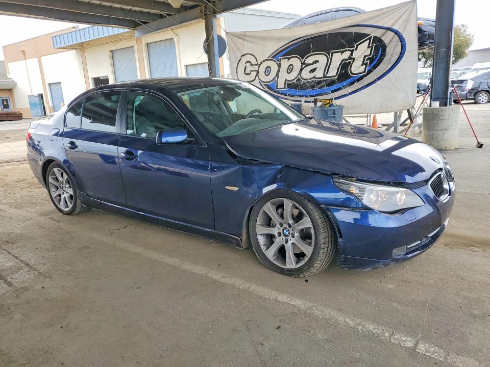 2008 BMW 5er VIN WBANV93568CZ67979 COPART salvage auction — FRONT END, Ca - Salvage Certificate, sold $1,350 on 2026-07-02 (photo 4)