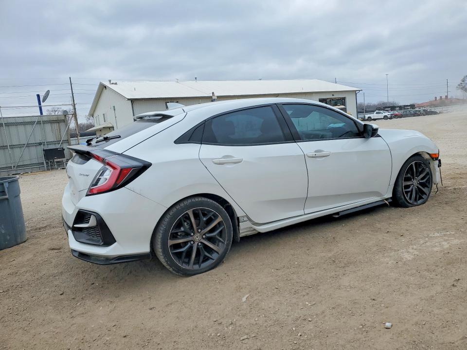 2021 Honda Civic VIN SHHFK7H44MU216170 COPART salvage auction — FRONT END, CA - SALVAGE CERTIFICATE, sold $100 on 2026-08-21 (photo 3)