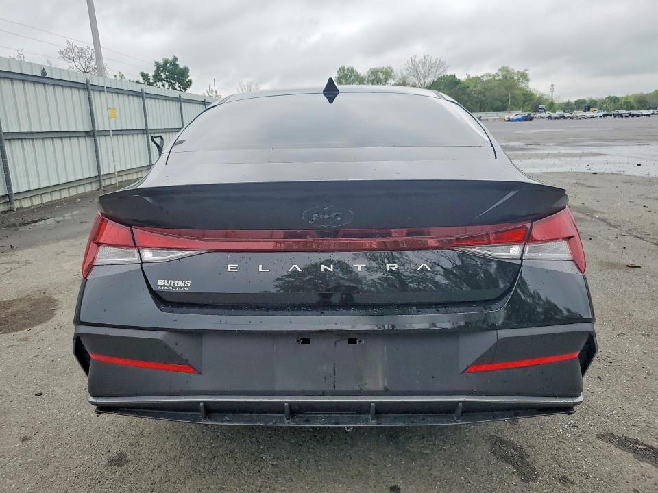 2025 Hyundai Elantra VIN KMHLM4DG4SU903002 COPART salvage auction — FRONT END, Nj - Cert Of Title-Salvage, sold $4,550 on 2026-07-28 (photo 6)