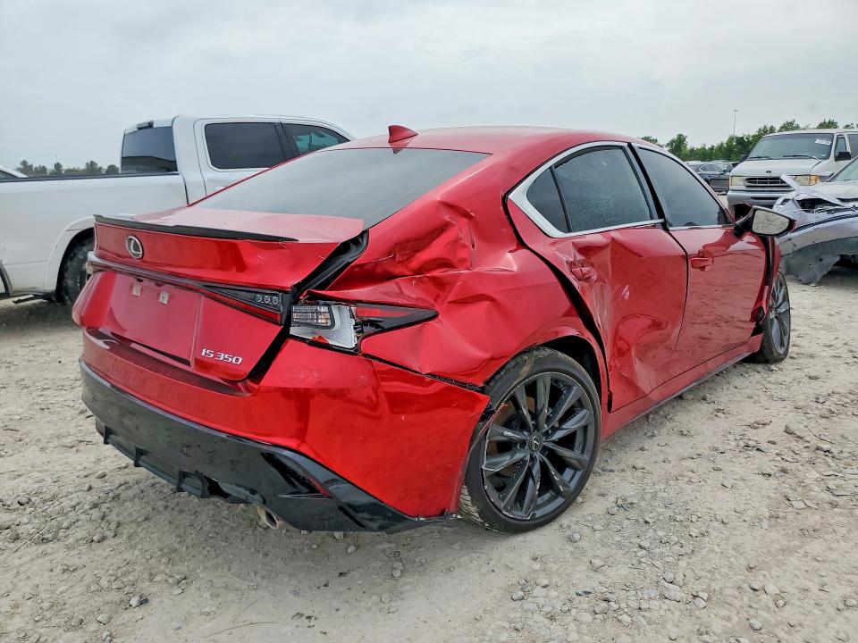 2025 Lexus Is 350 VIN JTHBZ1B28S5084253 COPART salvage auction — FRONT END, Tx - Salvage Vehicle Title, sold $6,500 on 2026-07-03 (photo 3)