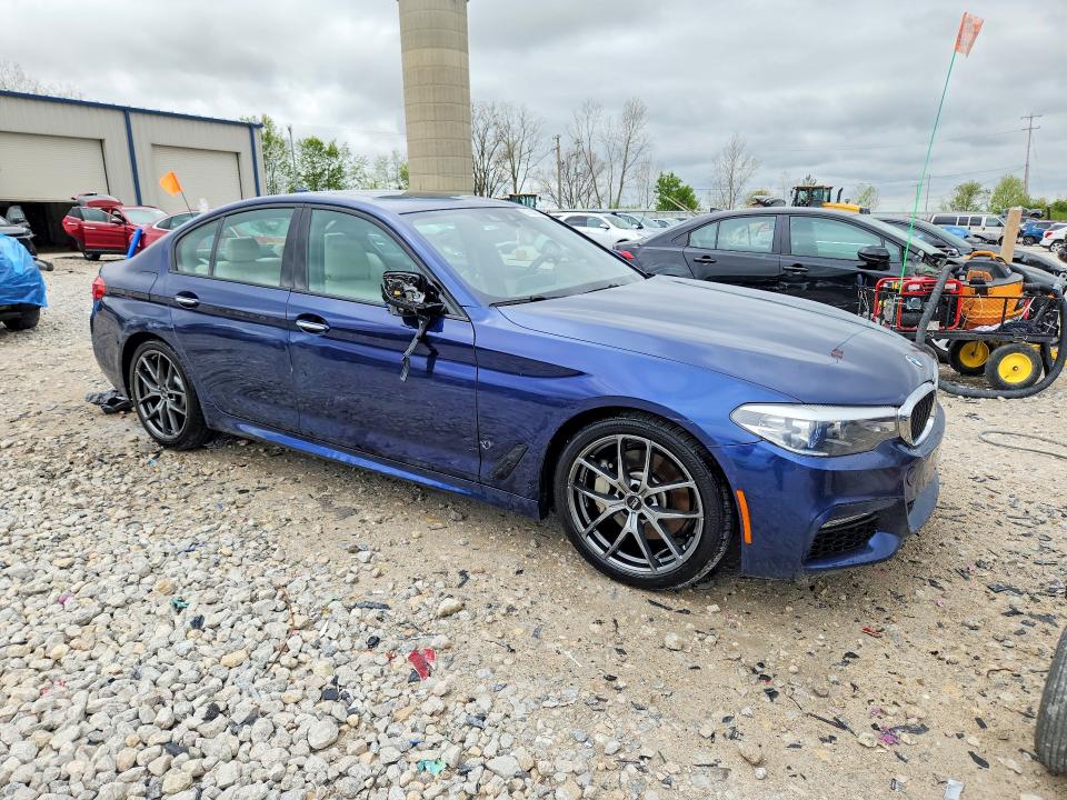 2018 BMW 5 series VIN WBAJA7C58JWA73178 COPART salvage auction — SIDE, MI - CERTIFICATE OF TITLE, sold $8,400 on 2026-07-02 (photo 4)