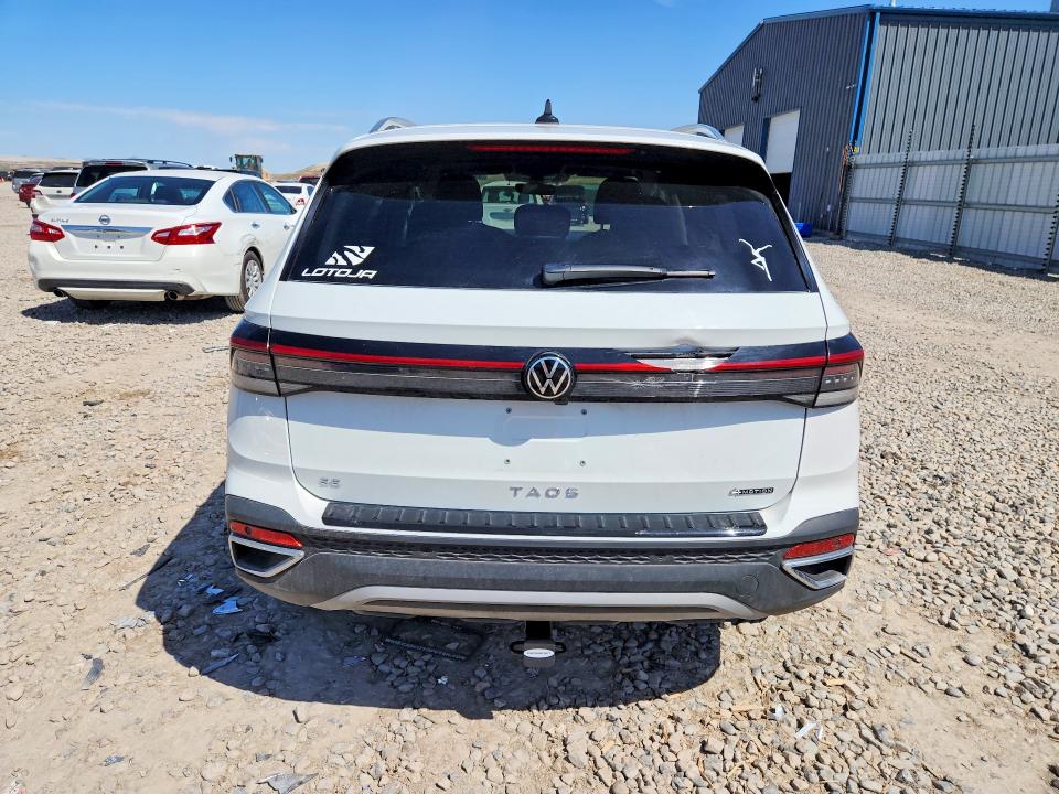 2025 Volkswagen Taos VIN 3VVVC7B28SM080671 COPART salvage auction — FRONT END, Ut - Salvage Certificate, sold $8,600 on 2026-07-10 (photo 6)