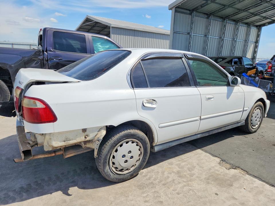 2000 Honda Civic VIN JHMEJ8649YS000637 COPART salvage auction — REAR END, CA - SALVAGE CERTIFICATE, sold $500 on 2026-07-16 (photo 3)