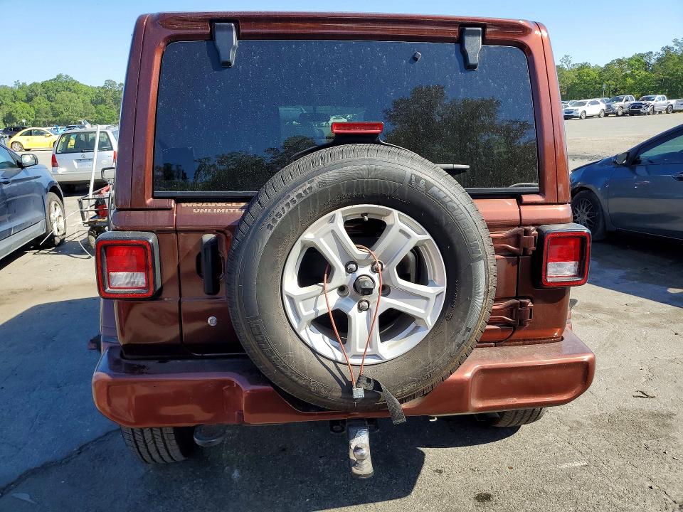 2019 Jeep Wrangler / VIN 1C4HJXDG7KW528215 COPART salvage auction — NORMAL WEAR, Nj - Certificate Of Title, sold $13,100 on 2026-08-03 (photo 6)
