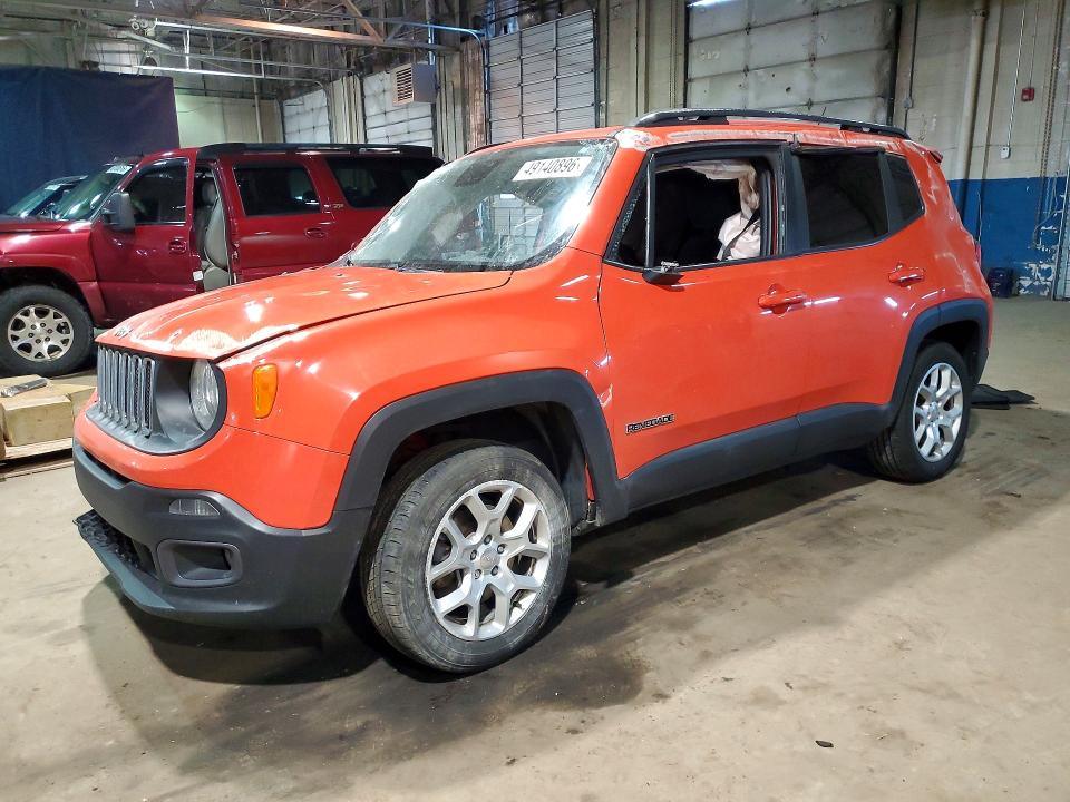 2016 Jeep Renegade VIN ZACCJBBT8GPE38895 COPART salvage auction — ROLLOVER, Mi - Certificate Of Title, sold $475 on 2026-07-31 (photo 1)