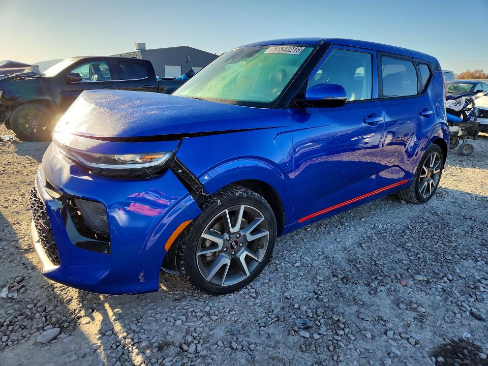 2020 Kia VIN KNDJ53AF3L7107386 COPART salvage auction — FRONT END, Ut - Salvage Certificate, sold $2,950 on 2026-07-07 (photo 1)