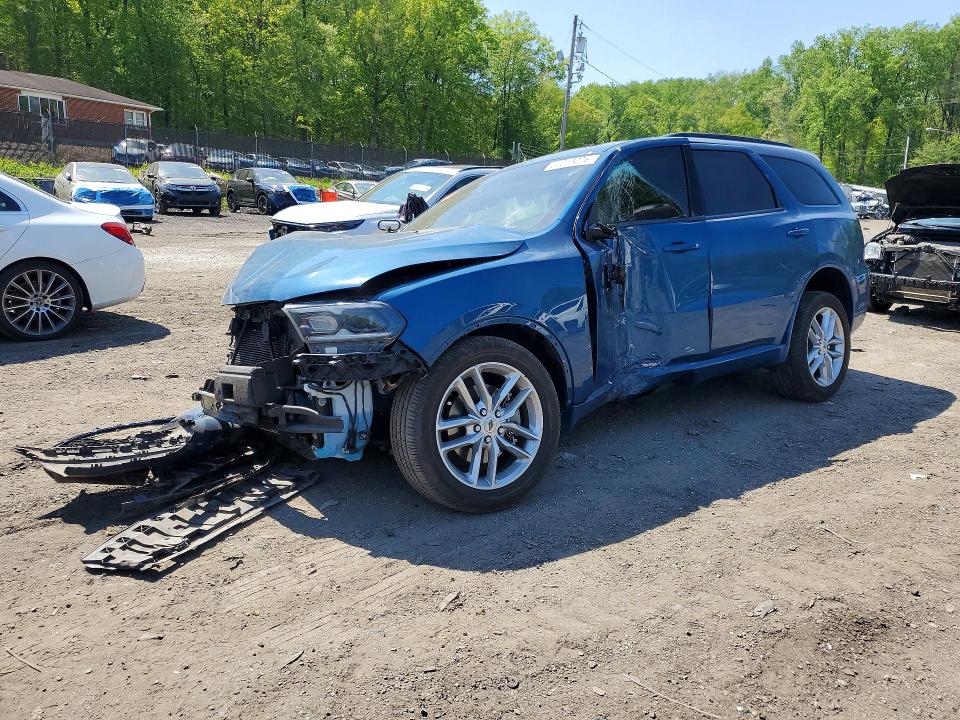 2024 Dodge Durango VIN 1C4RDJDG0RC119199 COPART salvage auction — FRONT END, Md - Cert Of Salvage > 75% Damage, sold $625 on 2026-07-23 (photo 1)