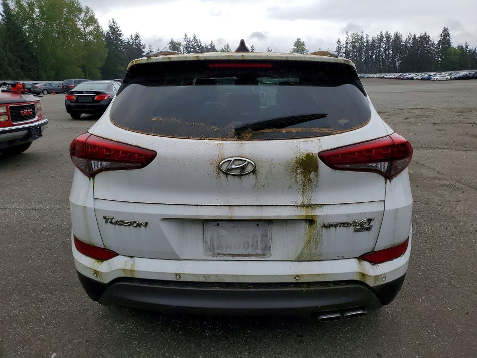2016 Hyundai Tucson VIN KM8J3CA27GU098200 COPART salvage auction — MECHANICAL, Wa - Vehicle Cert Of Ownership-Titl, sold $1,950 on 2026-07-20 (photo 6)
