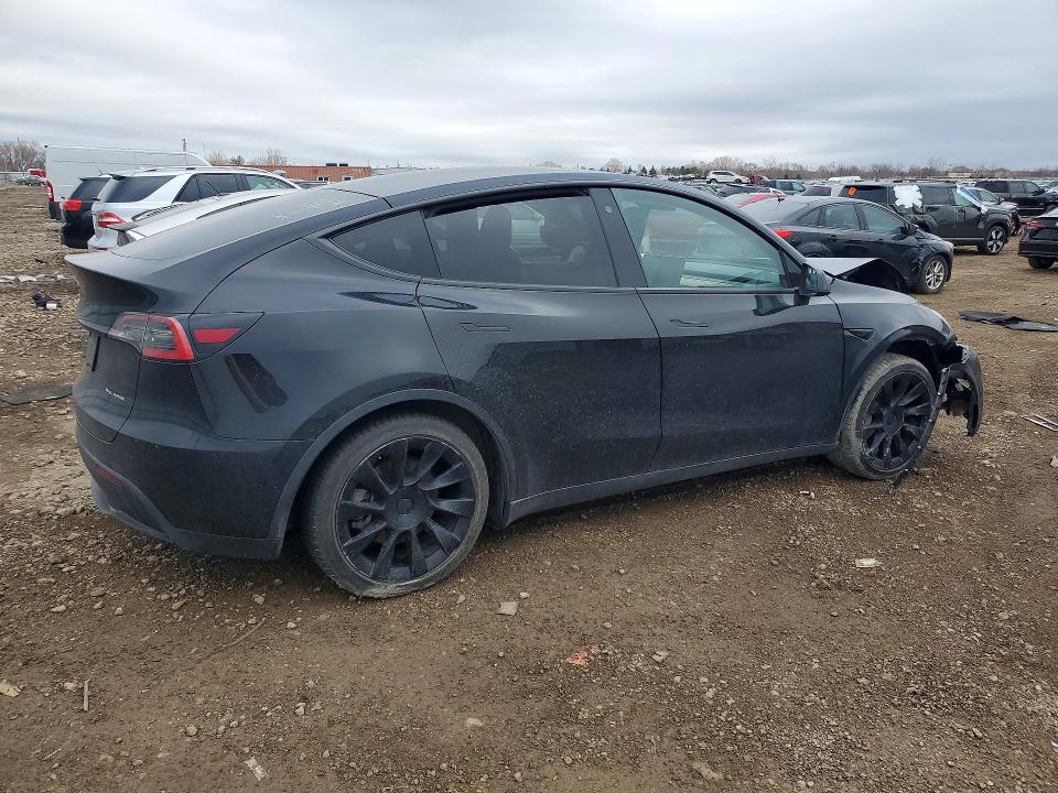 2020 Tesla Model y VIN 5YJYGDEE3LF045854 COPART salvage auction — FRONT END, Il - Salvage Certificate, sold $5,100 on 2026-07-07 (photo 3)