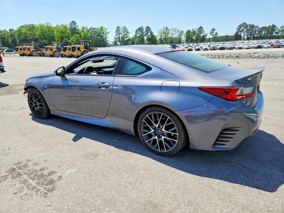 2017 Lexus Rc VIN JTHHA5BC5H5007351 COPART salvage auction — FRONT END, Nc - Salvage Certificate Of Title, sold $275 on 2026-07-21 (photo 2)