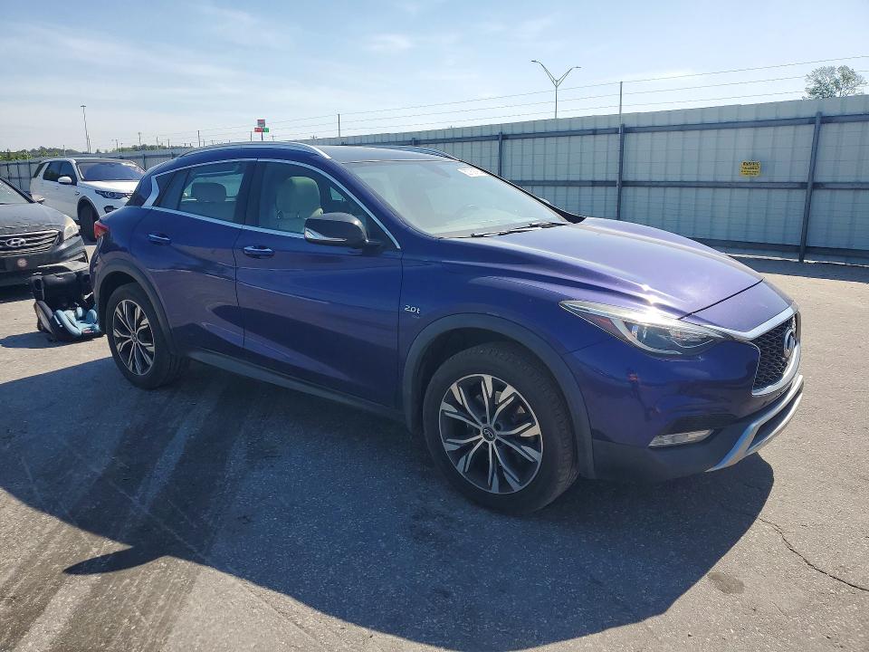 2017 Infiniti Qx30 VIN SJKCH5CRXHA035743 COPART salvage auction — FRONT END, Nc - Salvage Certificate Of Title, sold $3,400 on 2026-07-02 (photo 4)