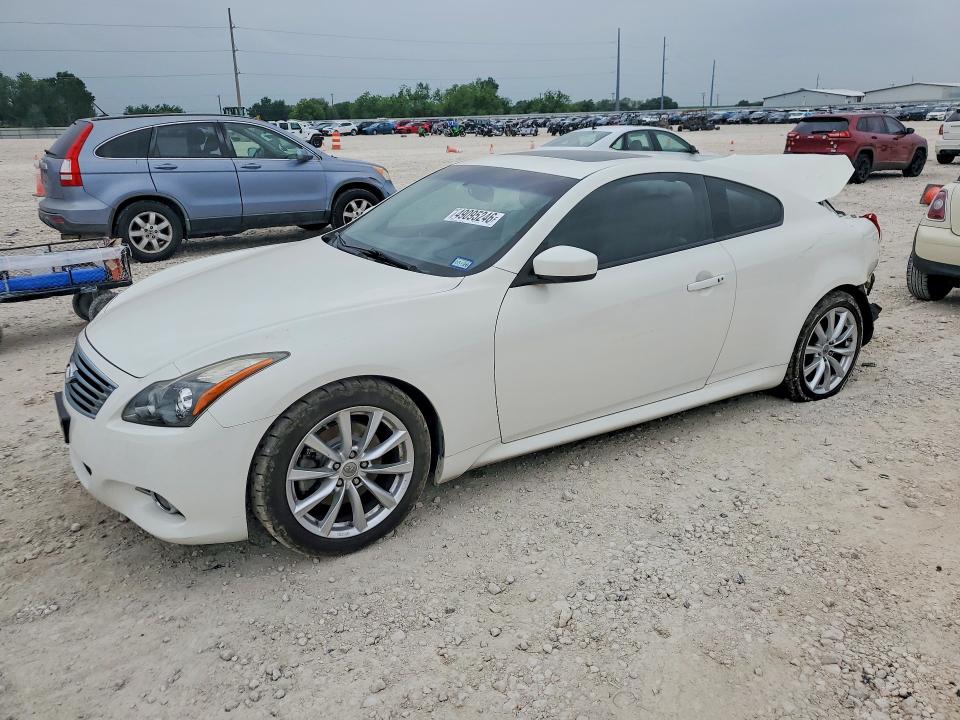 2013 Infiniti G37 VIN JN1CV6EK2DM920242 COPART salvage auction — REAR END, Tx - Salvage Vehicle Title, sold $650 on 2026-07-09 (photo 1)