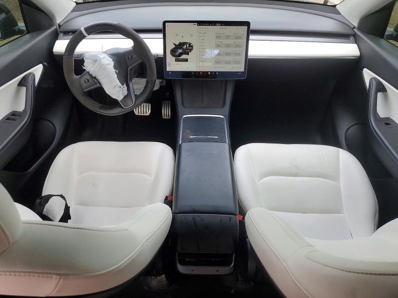2022 Tesla Model y VIN 7SAYGDEF2NF314389 COPART salvage auction — FRONT END, On - Permit No Brand - Unfit, sold $8,400 on 2026-07-07 (photo 8)