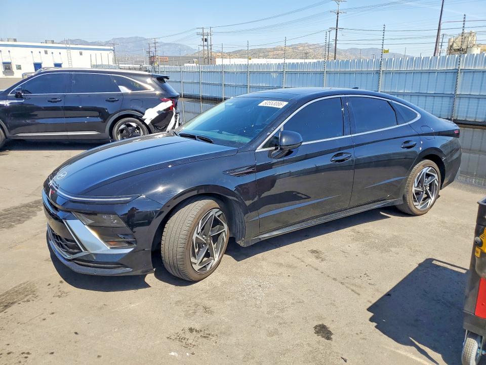 2024 Hyundai Sonata VIN KMHL14JA9RA388003 COPART salvage auction — FRONT END, Ca - Salvage Certificate, sold $5,600 on 2026-07-08 (photo 1)