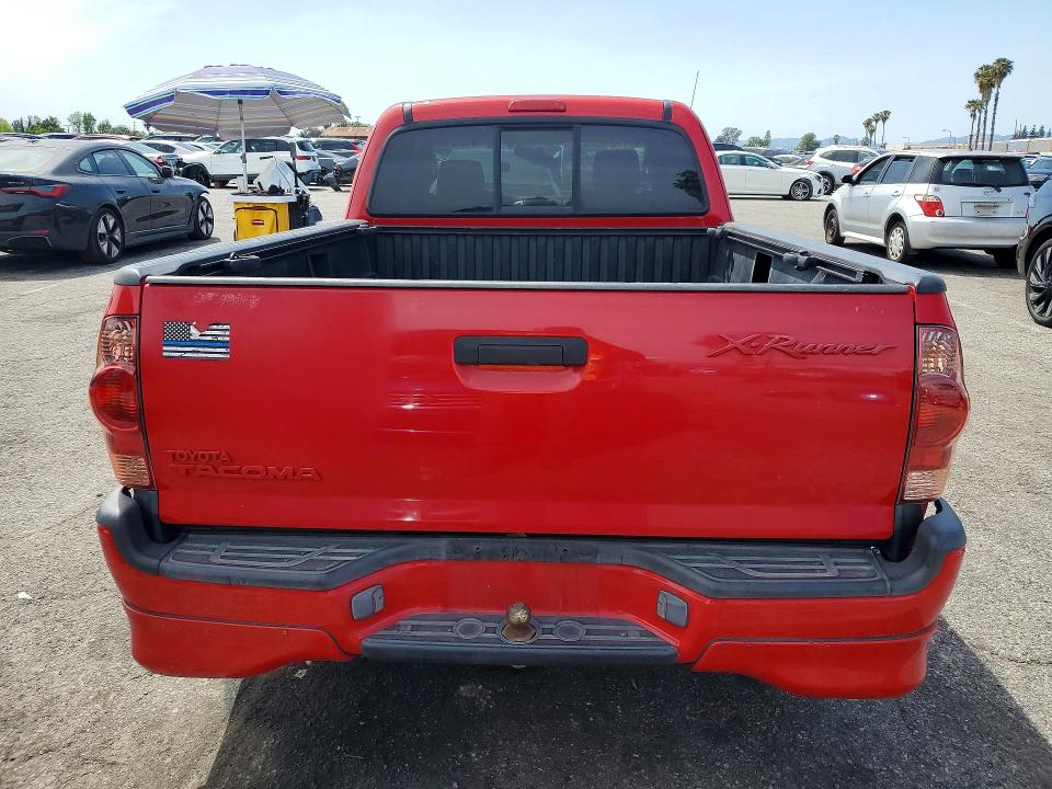 2006 Toyota Tacoma VIN 5TETU22N86Z206259 COPART salvage auction — FRONT END, Ca - Salvage Certificate, sold $4,150 on 2026-07-24 (photo 6)
