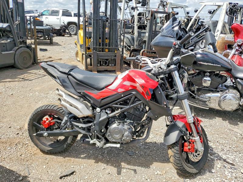 2021 Benelli VIN LBBPEA038MBC23698 — COPART salvage auction photo
