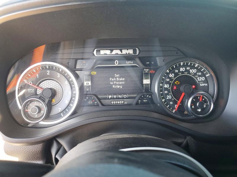 2024 Ram 1500 VIN 1C6SRFFT9RN159173 COPART salvage auction — ROLLOVER, CA - SALVAGE CERTIFICATE, sold $3,700 on 2026-08-03 (photo 9)