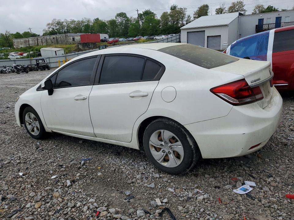 2013 Honda Civic VIN 19XFB2E52DE002298 COPART salvage auction — MECHANICAL, KY, sold $1,100 on 2026-07-10 (photo 2)