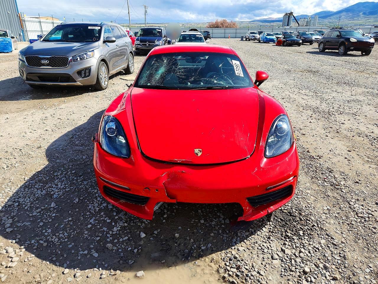 2018 Porsche Cayman VIN WP0AA2A80JK261751 COPART salvage auction — Side, UT - SALVAGE CERTIFICATE, sold $25,000 on 2026-07-10 (photo 5)