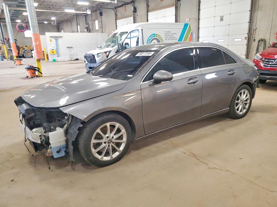 2020 Mercedes-benz A-klasse VIN W1K3G4FB0LW043673 COPART salvage auction — FRONT END, Mn - Cert Of Title-Salvage, sold $525 on 2026-07-21 (photo 1)