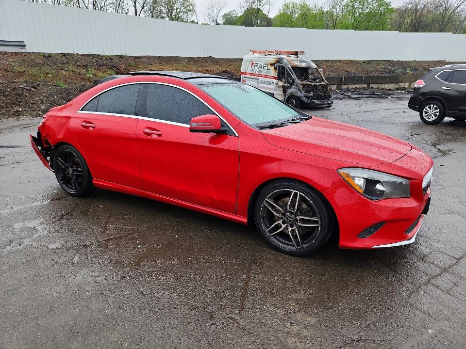 2018 Mercedes-benz Cla-klasse VIN WDDSJ4GB5JN522430 COPART salvage auction — REAR END, NY, sold $3,050 on 2026-07-16 (photo 4)