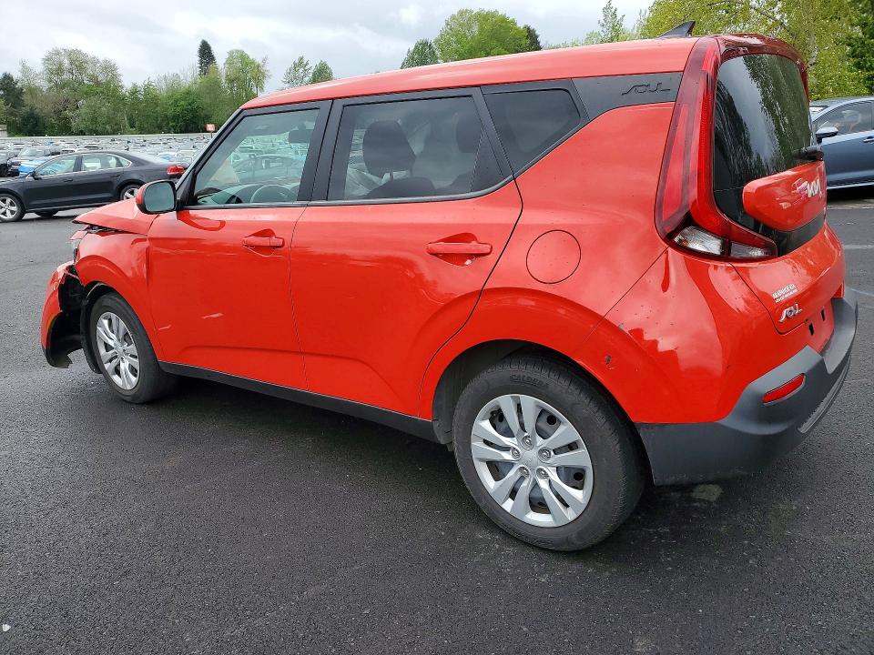 2022 Kia Soul VIN KNDJ23AU1N7183084 COPART salvage auction — FRONT END, Or - Salvage Title Certificate, sold $2,550 on 2026-07-08 (photo 2)