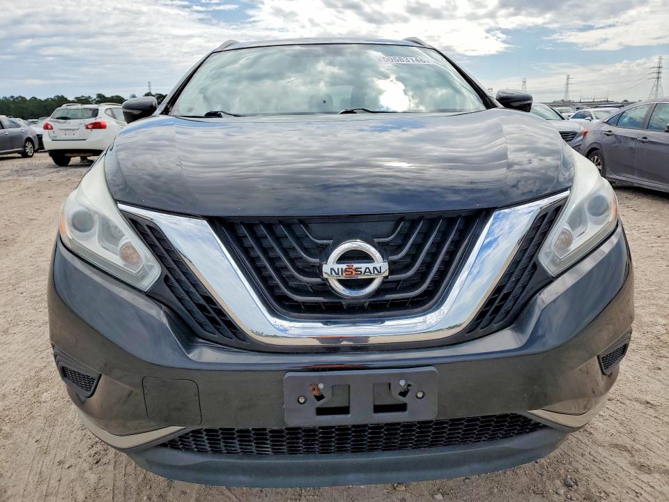 2016 Nissan Murano VIN 5N1AZ2MG0GN138952 COPART salvage auction — WATER/FLOOD, Fl - Cert Of Title-Slvg Rebld Flood, sold $2,100 on 2026-07-02 (photo 5)