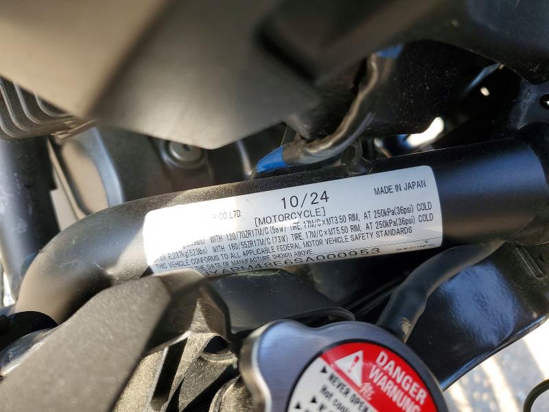 2025 Yamaha Mtn690 VIN JYARM48E6SA000953 COPART salvage auction — SIDE, Md - Cert Of Salvage > 75% Damage, sold $4,000 on 2026-07-16 (photo 9)