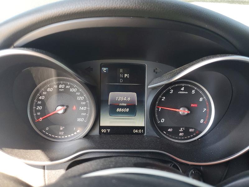 2017 Mercedes-benz C class VIN WDDWJ4KB9HF454114 COPART salvage auction — SIDE, NC - SALVAGE CERTIFICATE OF TITLE, sold $1,400 on 2026-07-15 (photo 9)