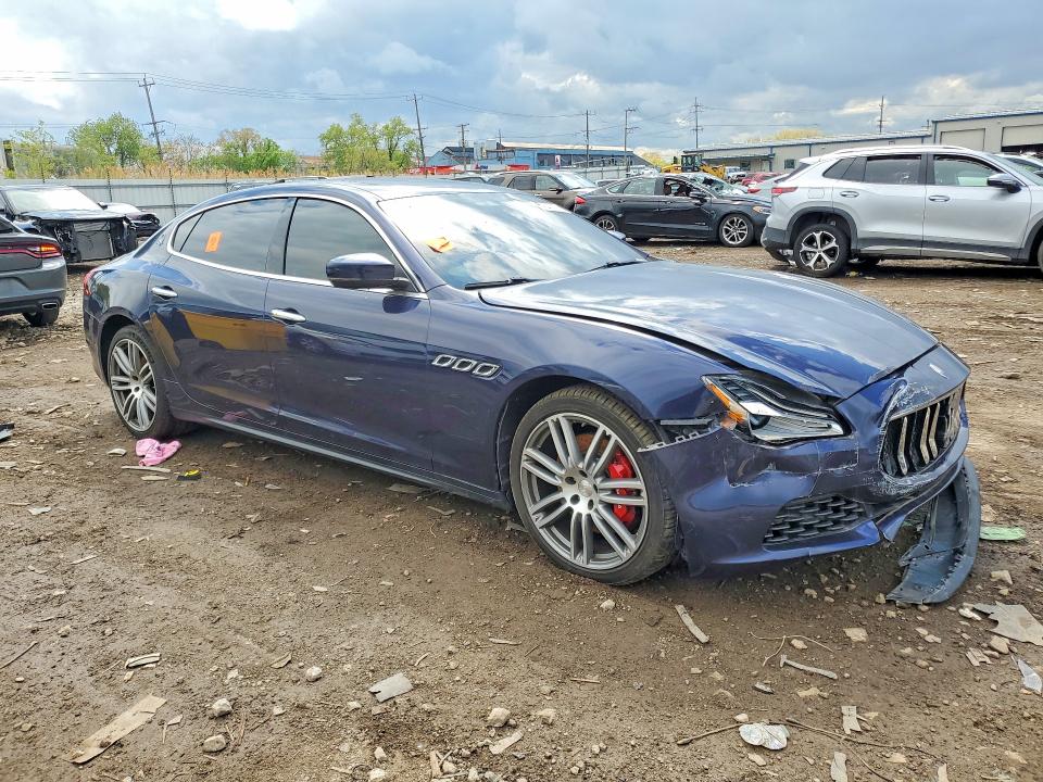 2018 Maserati Quattroporte VIN ZAM56YRA8J1287626 COPART salvage auction — FRONT END, Il - Salvage Certificate, sold $3,750 on 2026-07-08 (photo 4)