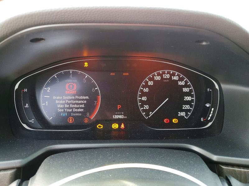 2020 Honda Accord VIN 1HGCV1F95LA803882 COPART salvage auction — FRONT END, On - Permit Salvage, sold $7,400 on 2026-07-30 (photo 9)