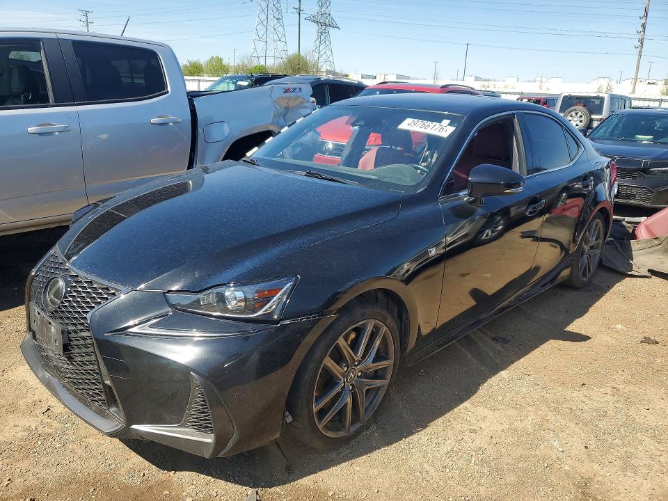 2020 Lexus Is VIN JTHG81F27L5041754 COPART salvage auction — SIDE, Il - Salvage Certificate, sold $4,800 on 2026-07-16 (photo 1)