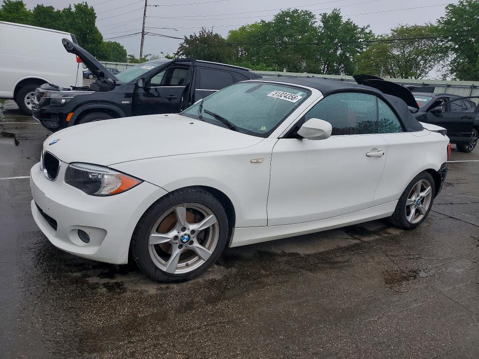 2013 BMW 1er VIN WBAUN1C54DVR00891 COPART salvage auction — REAR END, Oh - Cert Of Title-Salvage, sold $800 on 2026-07-17 (photo 1)