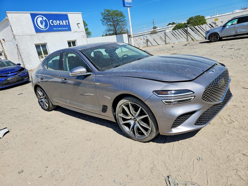 2023 Genesis G70 VIN KMTG34TA1PU123747 COPART salvage auction — SIDE, Salvage Title, sold $1,200 on 2026-07-21 (photo 4)