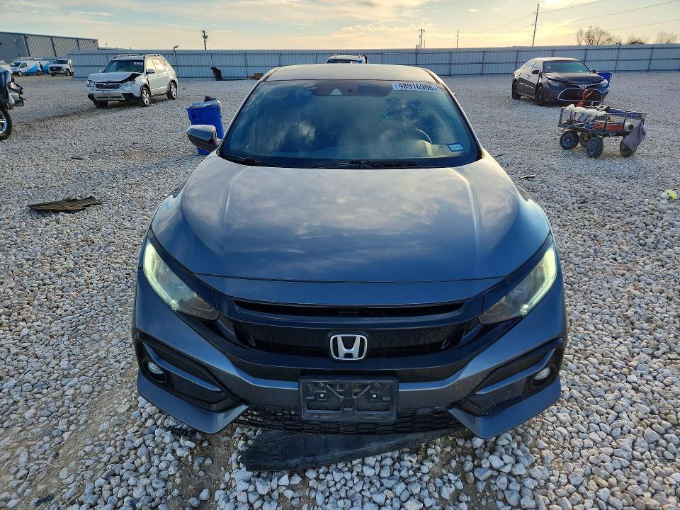 2021 Honda Civic VIN SHHFK7H41MU227689 COPART salvage auction — REAR END, TX - SALVAGE VEHICLE TITLE, sold $4,100 on 2026-07-09 (photo 5)
