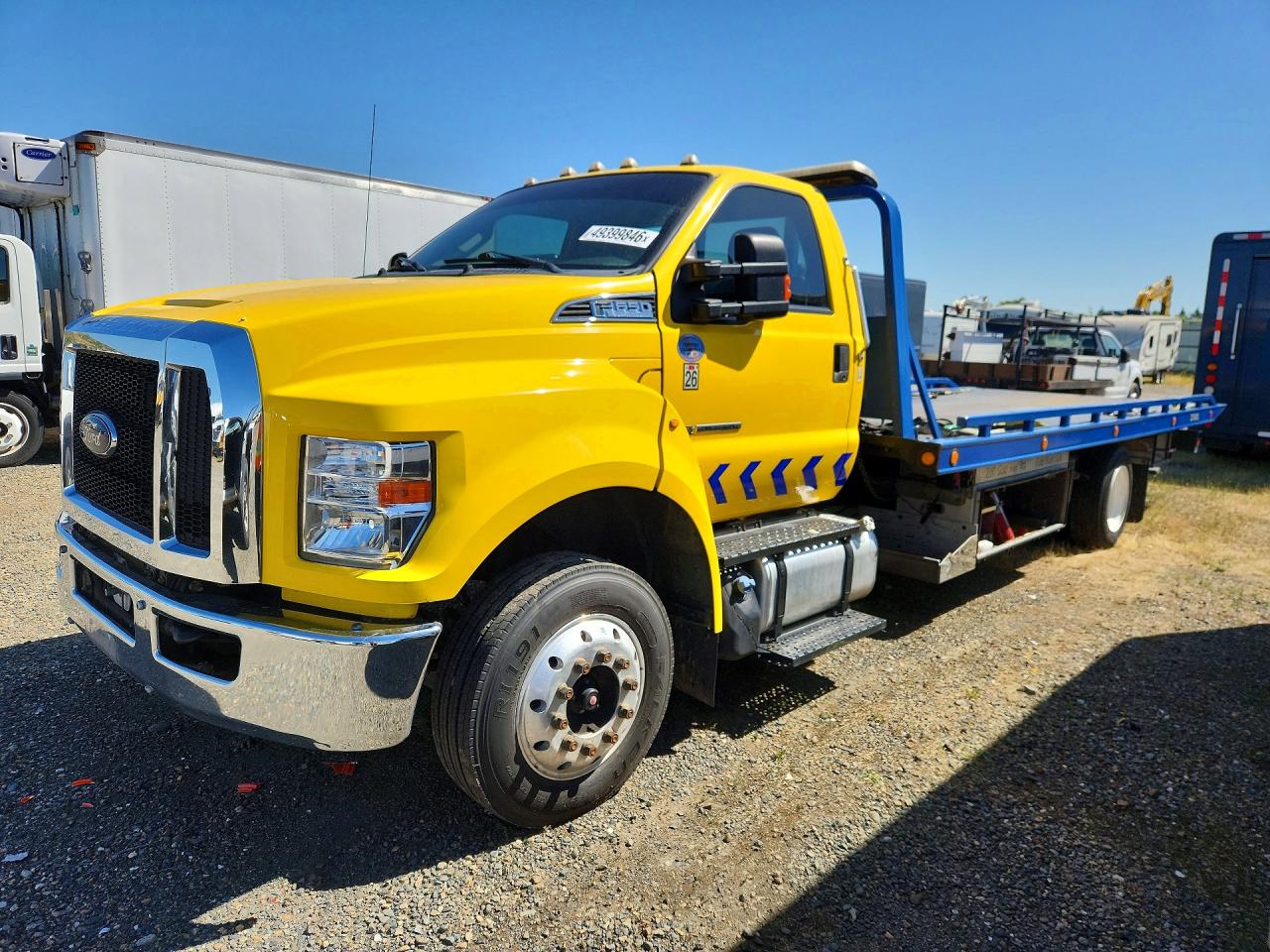 2022 Ford F-650 VIN 1FDWF6DC1NDF01040 COPART salvage auction — Mechanical, CA - DIS/DLR/EXP ONLY CLEAN TITLE (P), sold $20,200 on 2026-06-01 (photo 1)