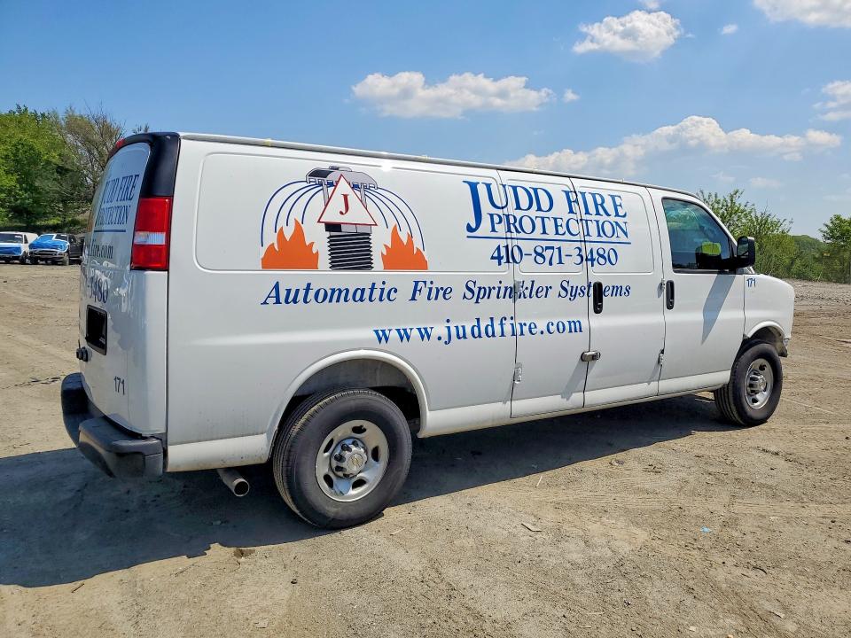 2025 Chevrolet Express VIN 1GCWGBFP6S1118802 COPART salvage auction — FRONT END, Md - Cert Of Salvage > 75% Damage, sold $11,400 on 2026-07-29 (photo 3)
